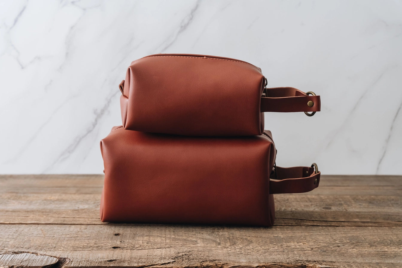Men's Leather Dopp Kit
