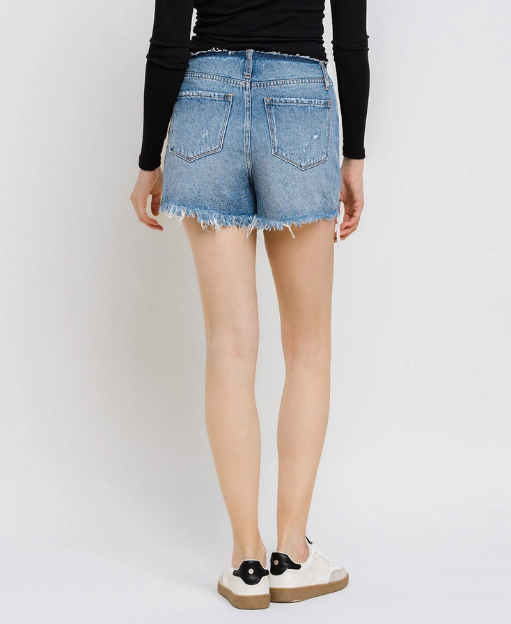 Boyfriend High Rise Denim Short