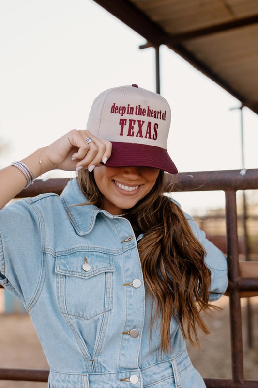 Deep in the Heart of Texas Marron Hat