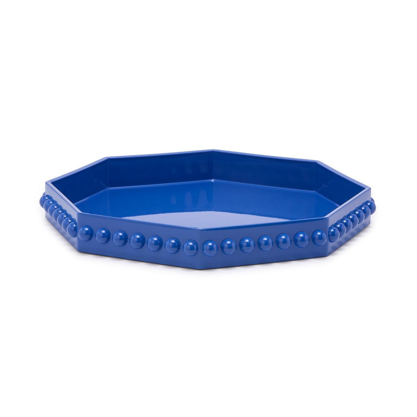 Blue Hobnail Tray