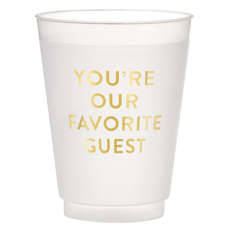 Favorite Guest Frosted Cup