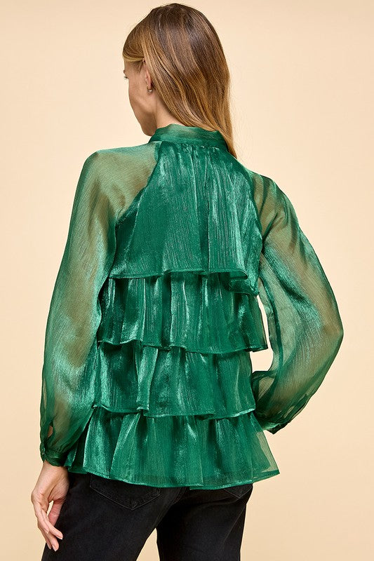 Olivia Ruffle Blouse