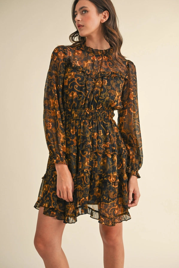 Betty Ruffle Mini Dress