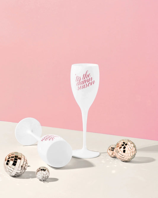'Tis The Season Champagne Flute