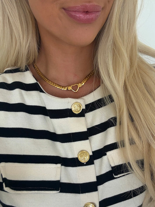 Small Open Heart Necklace