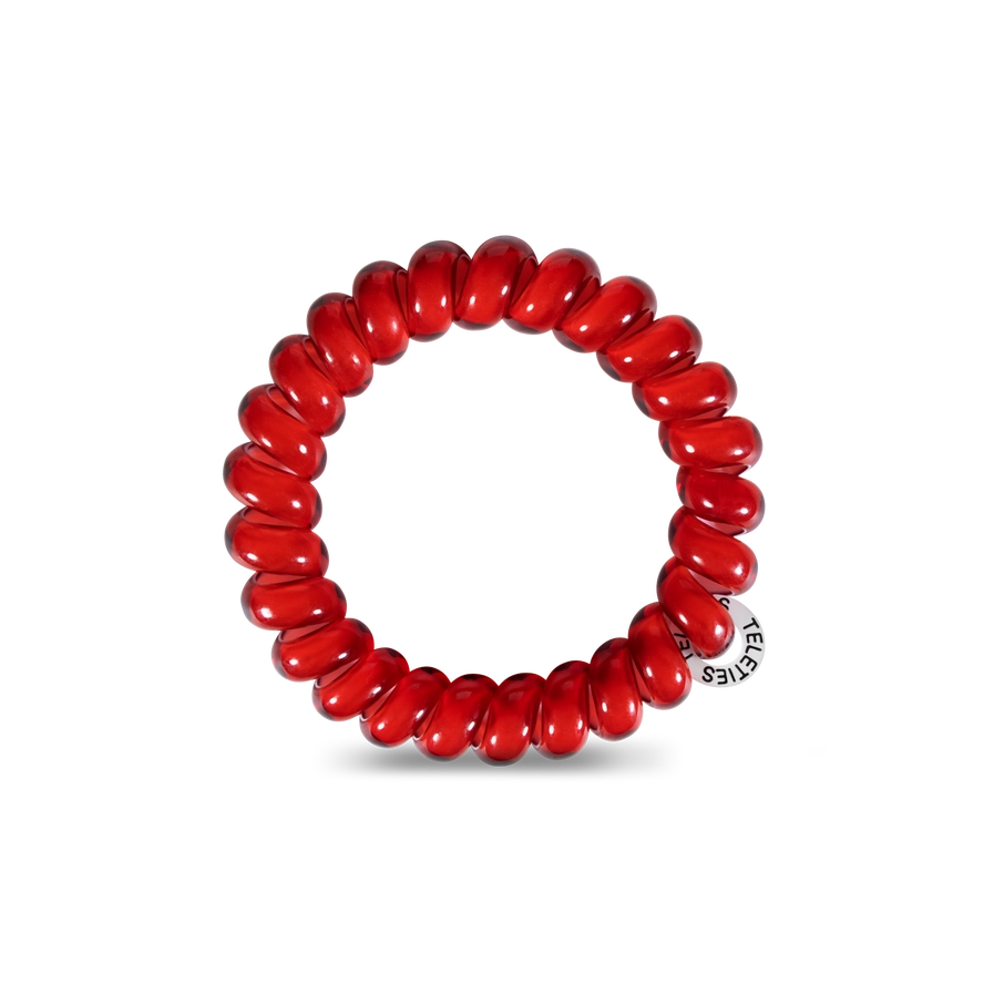 Scarlet Red Hair Ties