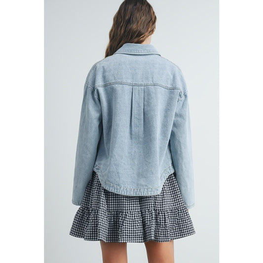 Button Down Denim Jacket