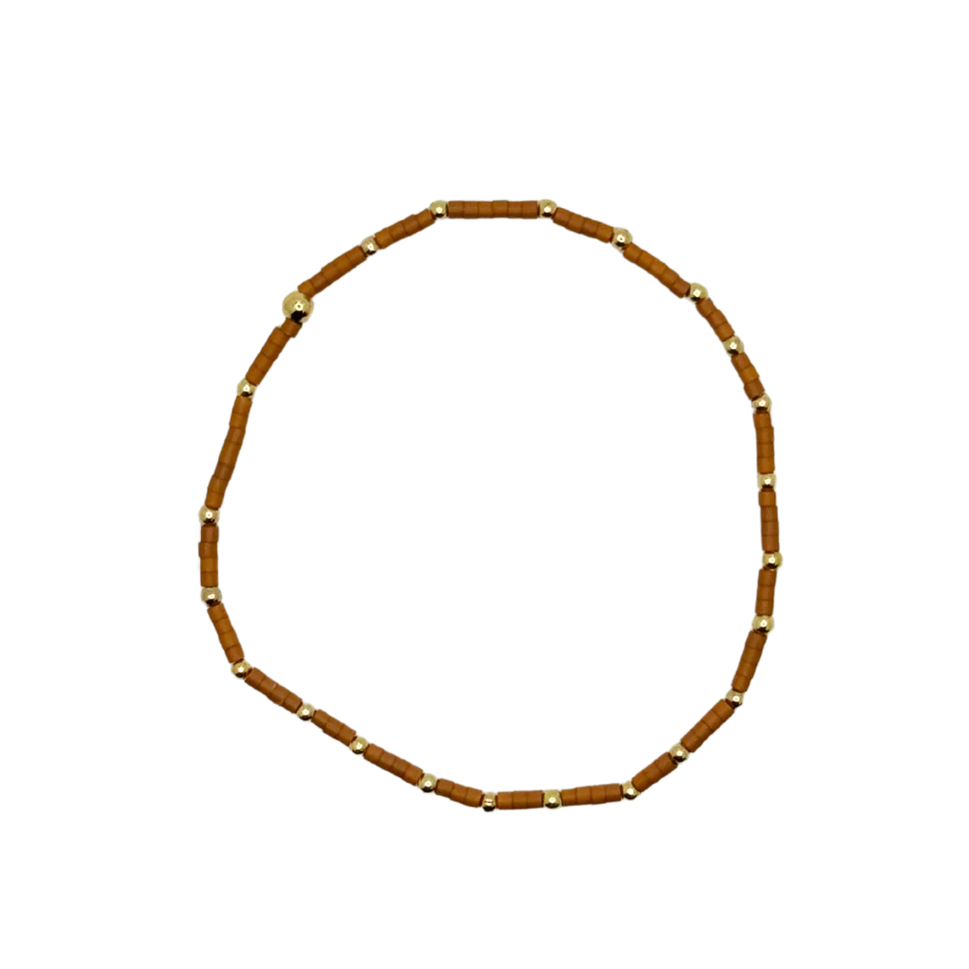 Caramel Bitty Bauble Bracelet