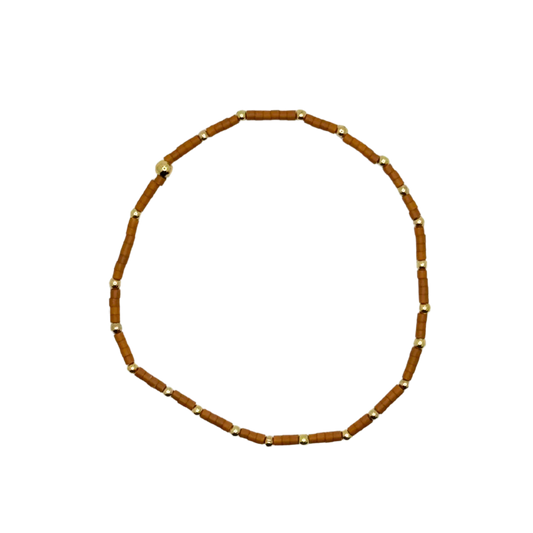 Caramel Bitty Bauble Bracelet