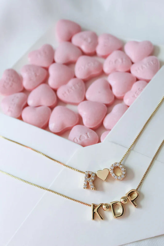 Heart Spacer Slide Charm