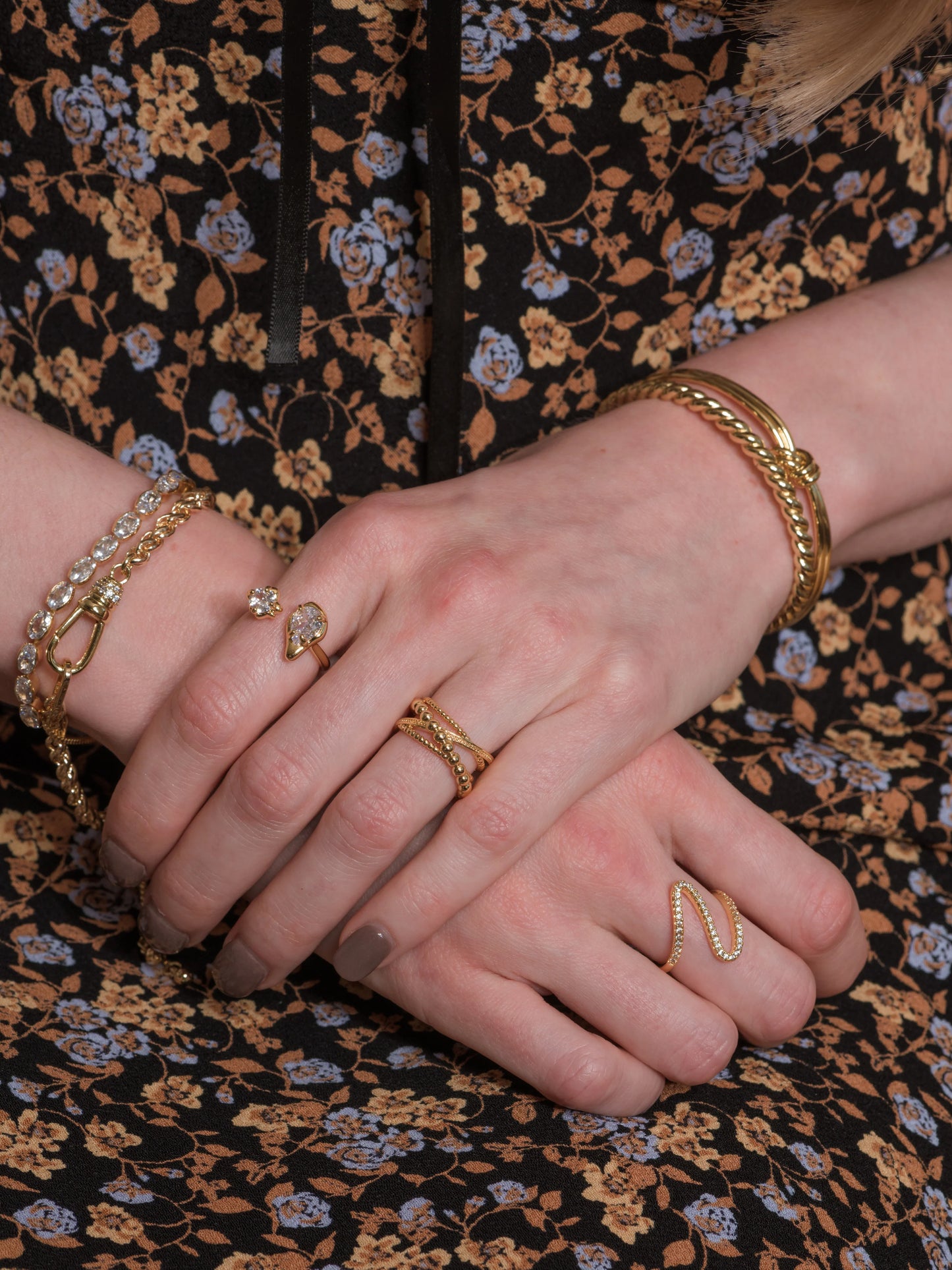 Ginger Wheat Chain Bracelet