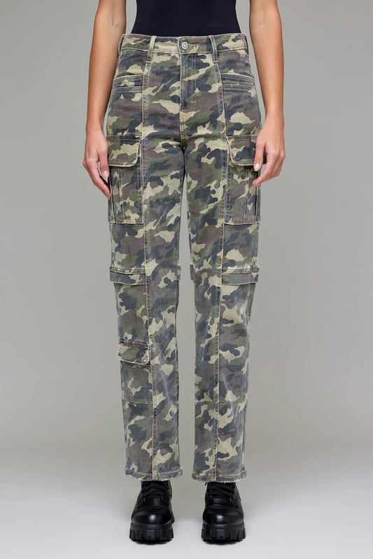 Tracey Camo Denim Stretch Pant