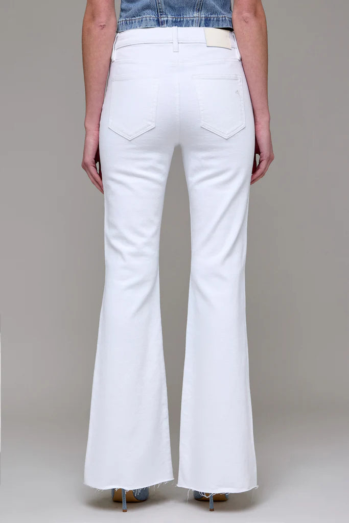 Happi High Rise Flare White