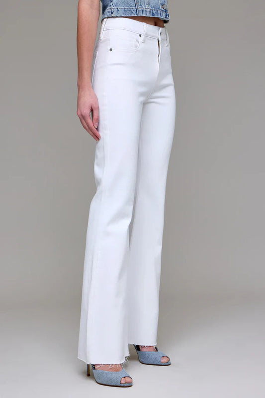 Happi High Rise Flare White