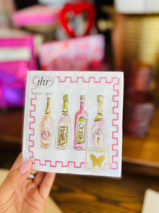 Champagne Bottles Cocktail Napkins