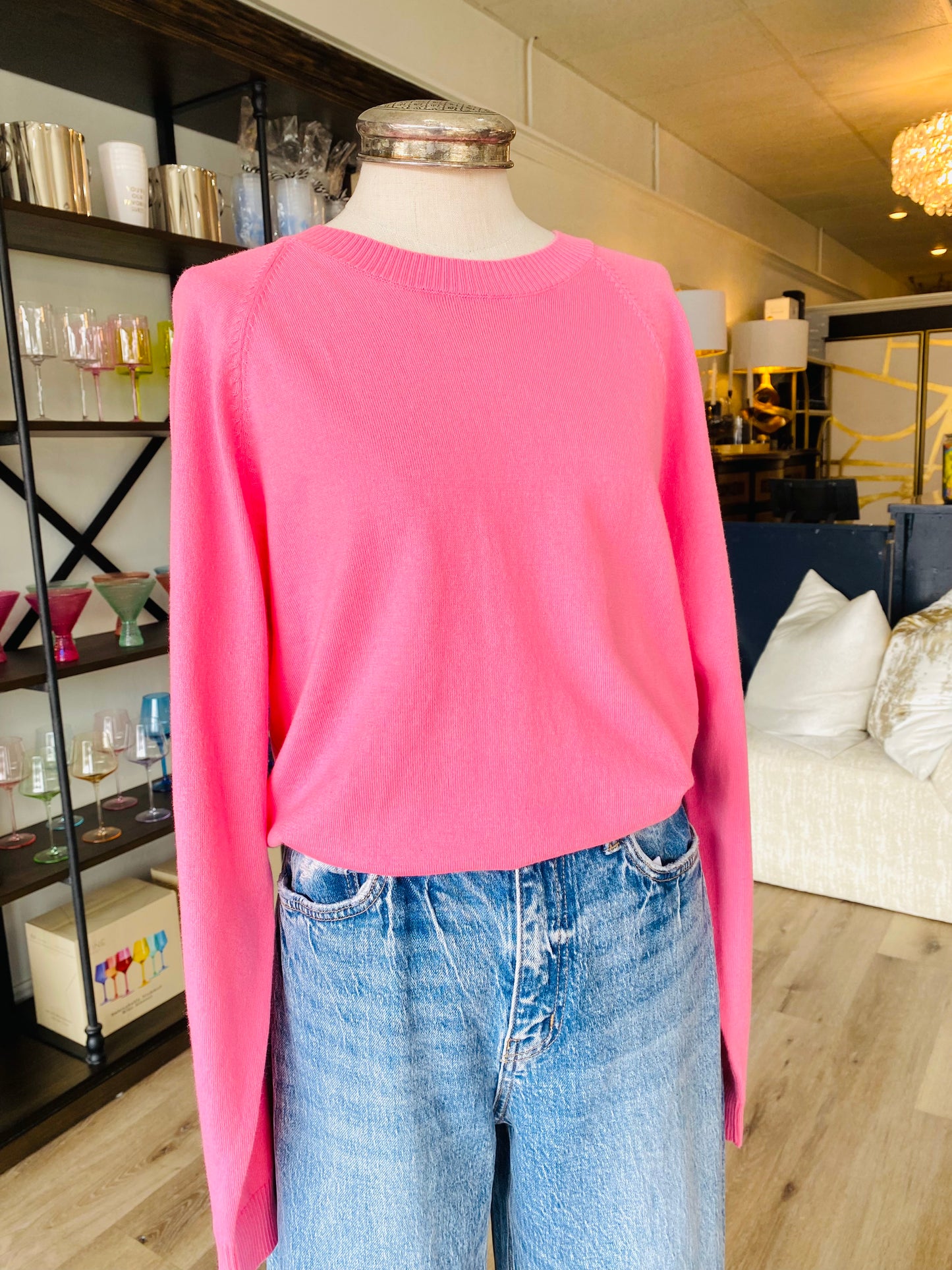 'Maritza' Sweater-Soft Cherry