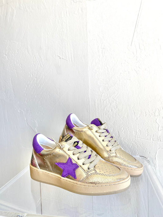Vintage Havana Denisse Gold/Purple Sneaker