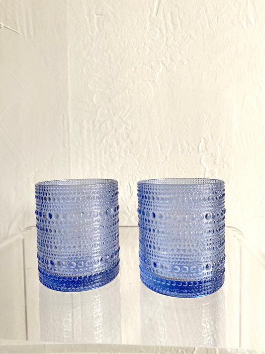 Purple Hobnail Glass