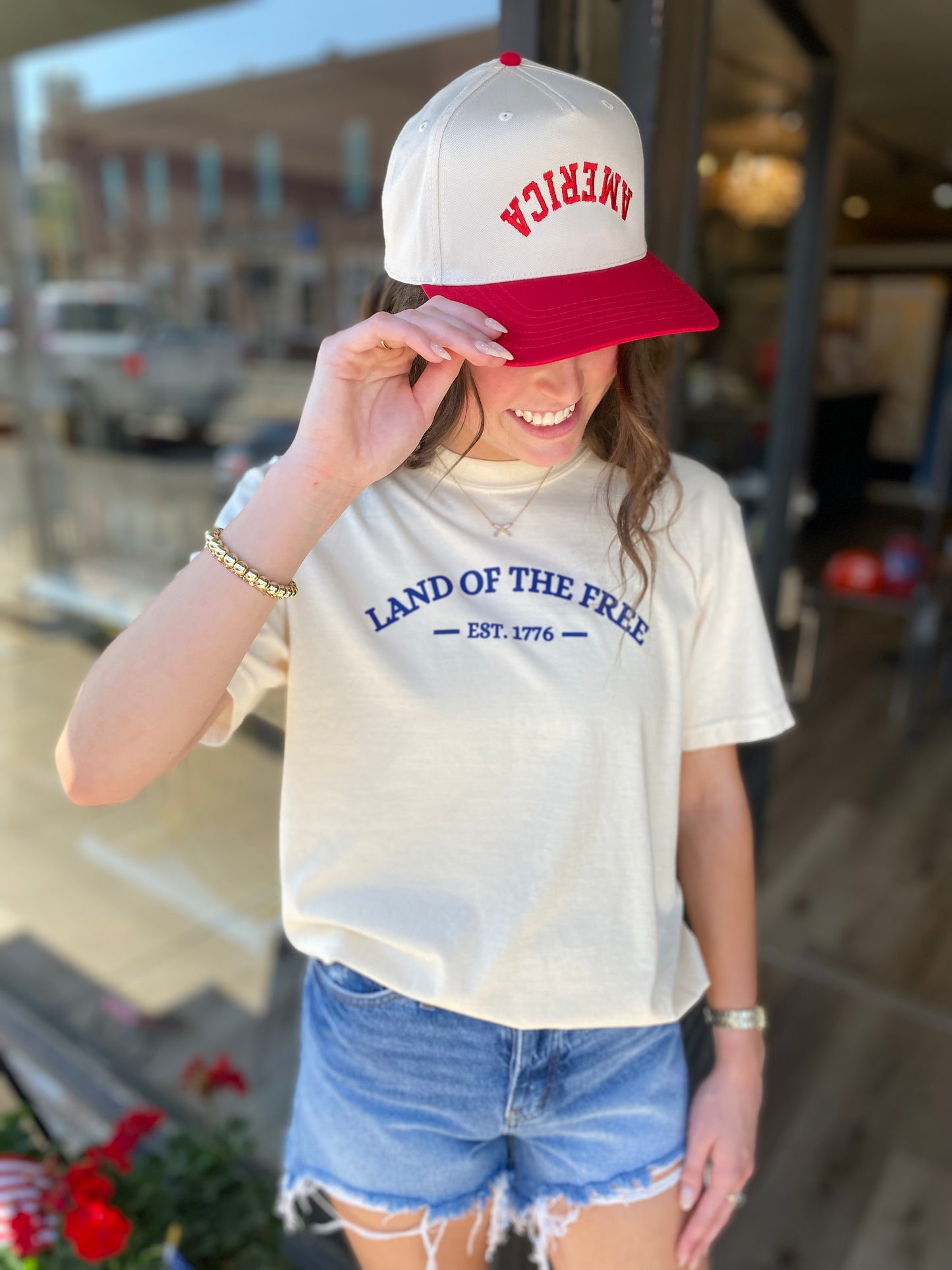 America Upside Down Hat