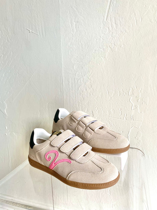 Vintage Havana Whiz Taupe Velcro Sneakers