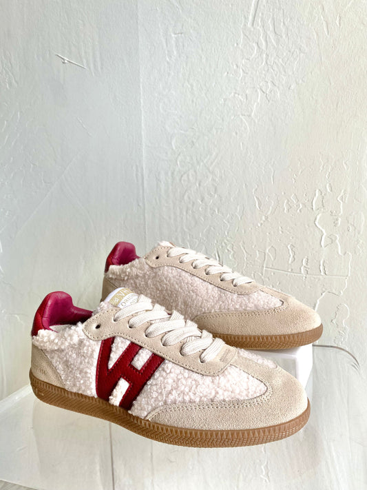 Vintage Havana Sherpa Maroon Sneakers