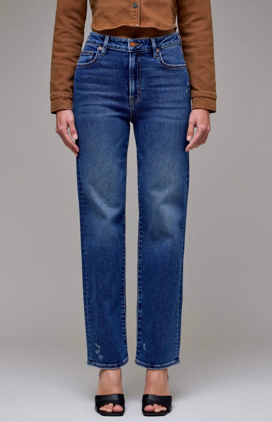 Ella High Rise Dark Wash Jean