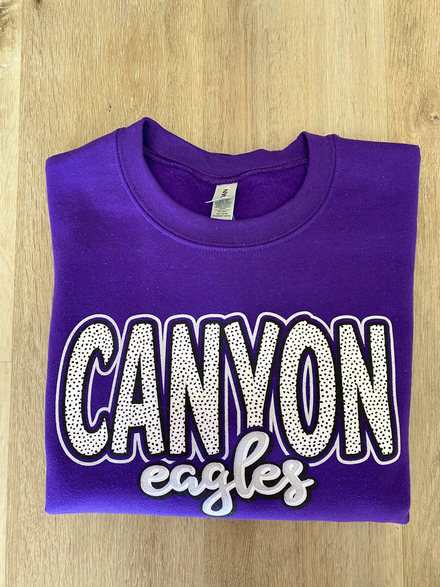 Canyon Dot Purple Sweatshirt
