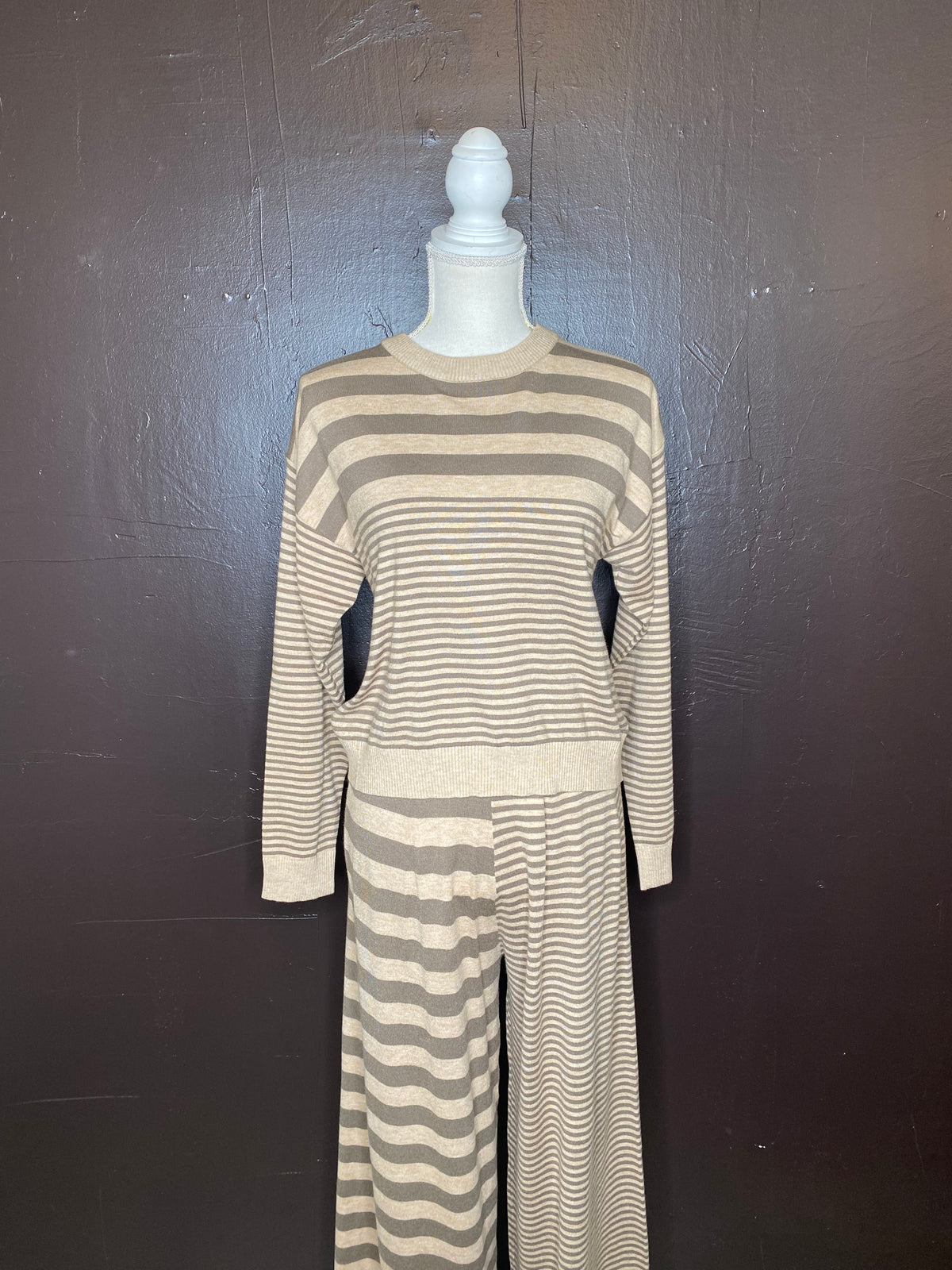 Striped Lounge Knit Pants