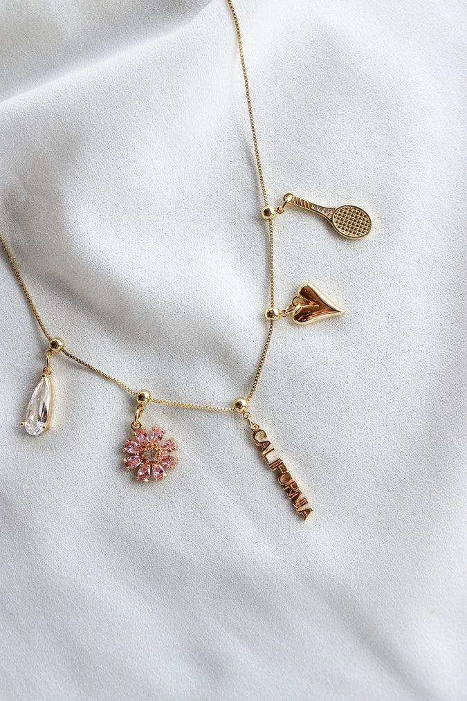 Racquet Drop Charm