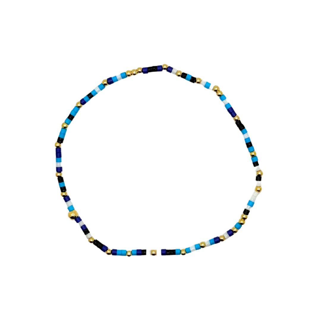Midnight Multi Color Bitty Bauble Bracelet