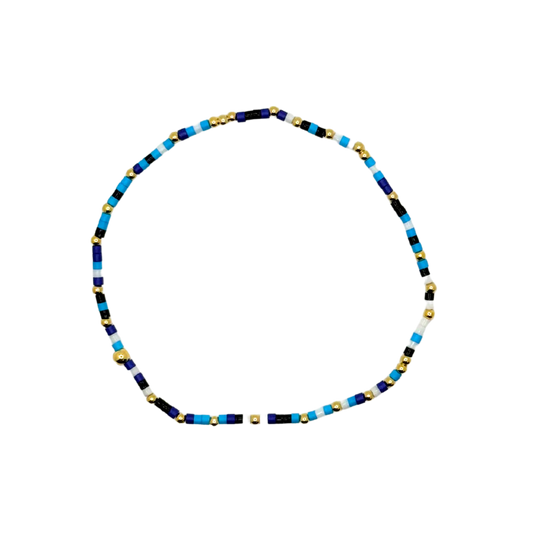 Midnight Multi Color Bitty Bauble Bracelet