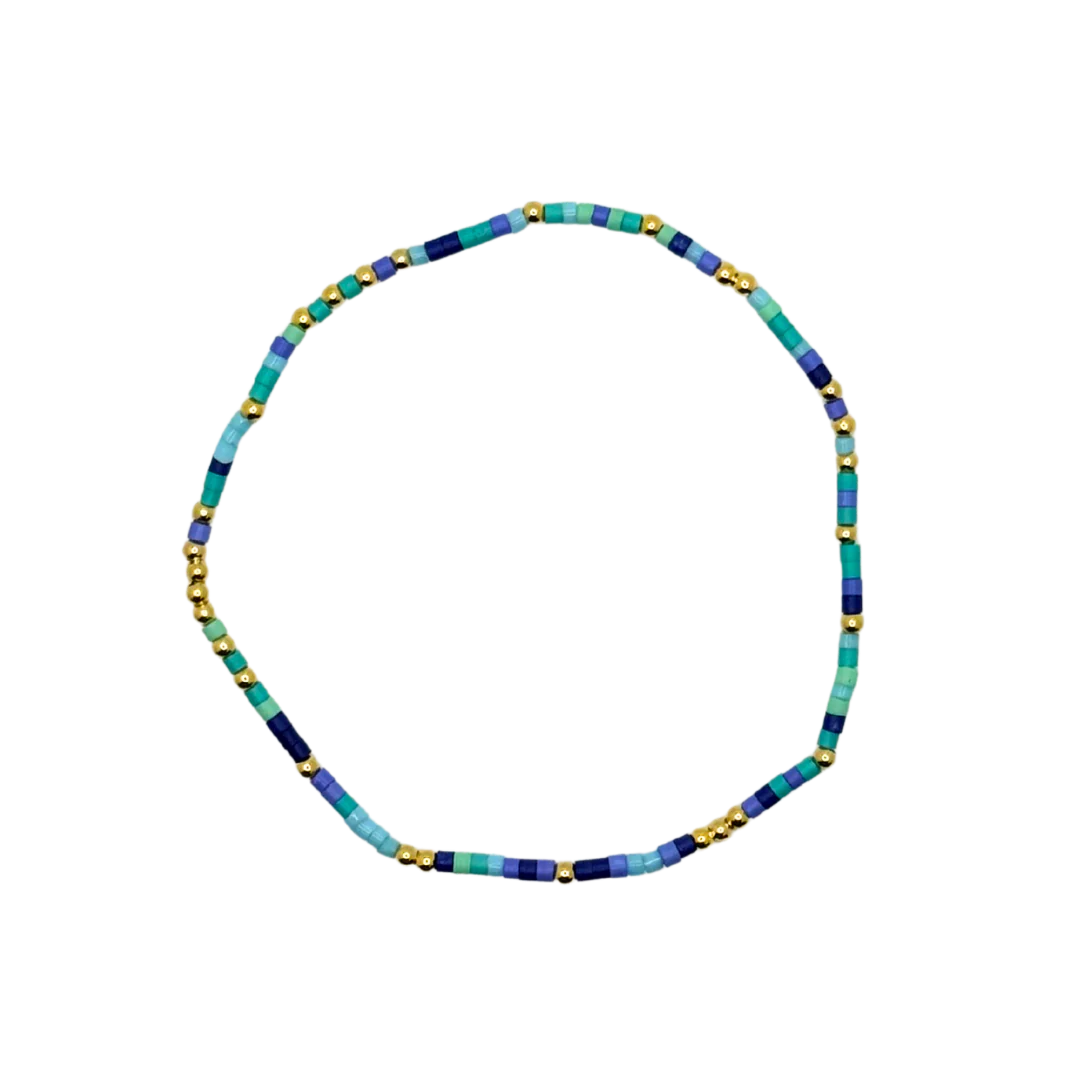 Ocean Multi Color Bitty Bauble Bracelet