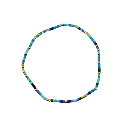 Ocean Multi Color Bitty Bauble Bracelet