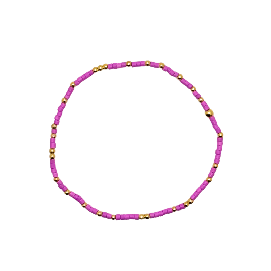 Orchid Bitty Bauble Bracelet
