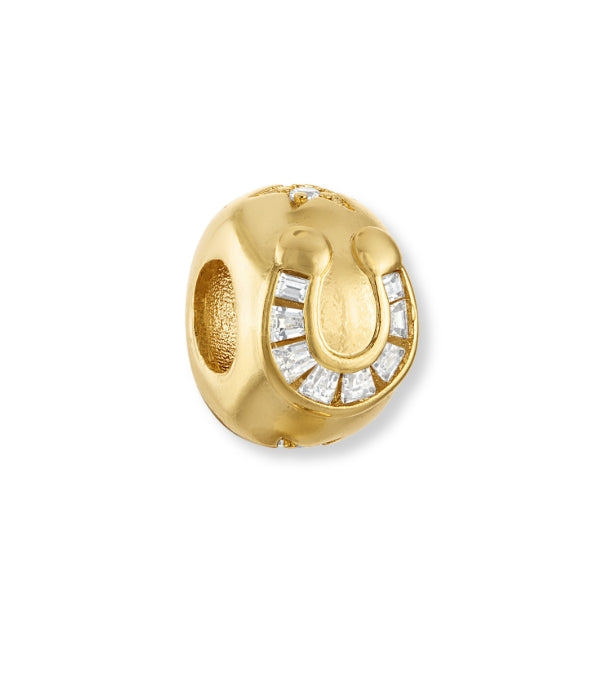 Lucky Rondelle Slide Charm