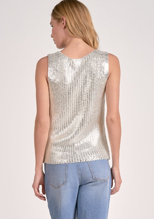 Tiffany Silver Sweater Tank