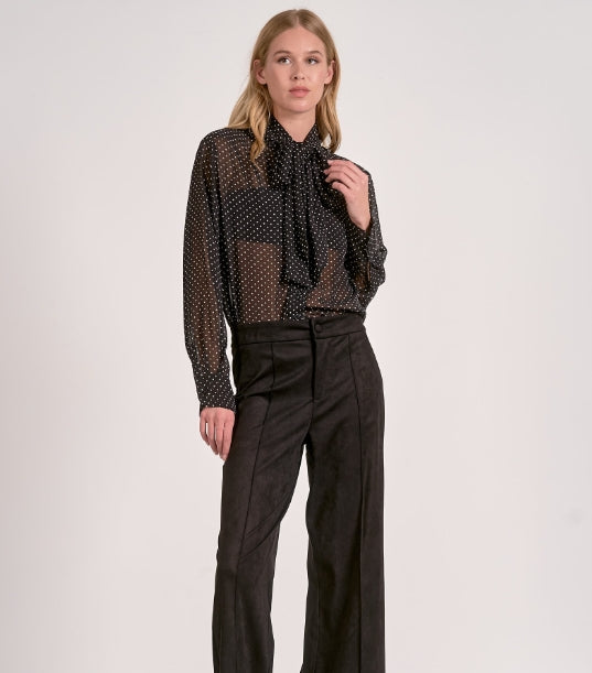 Lizzie Dotted Blouse