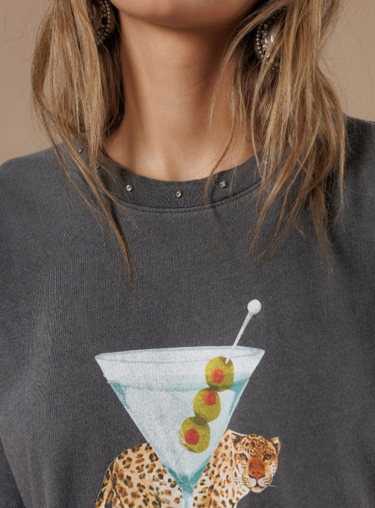 Leopard Martini Tee