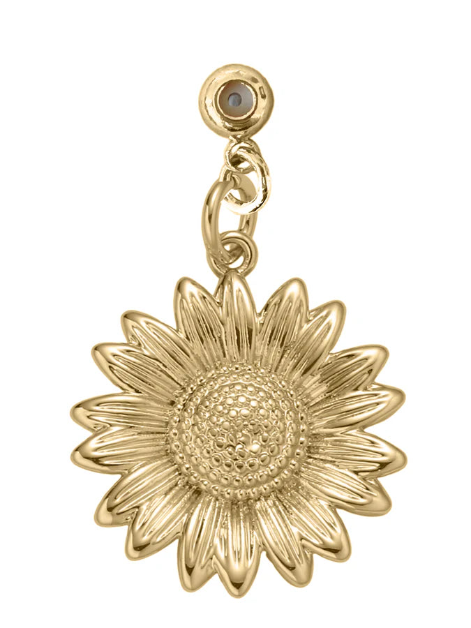 Sunflower Drop Charm
