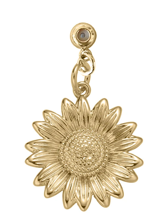 Sunflower Drop Charm