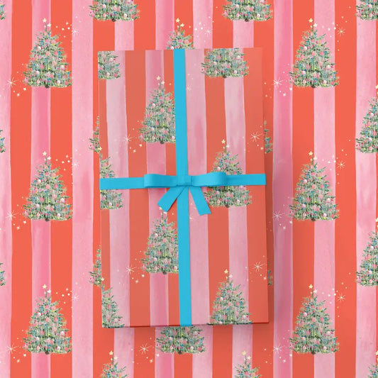 Tinsel Tree Gift Wrap