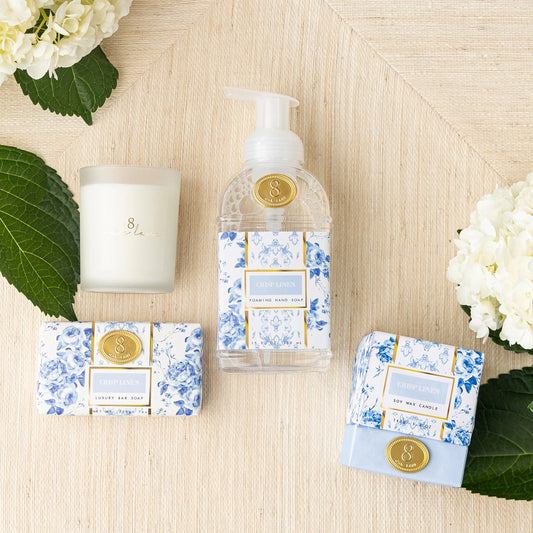 Crisp Linen-Soy Wax Candle