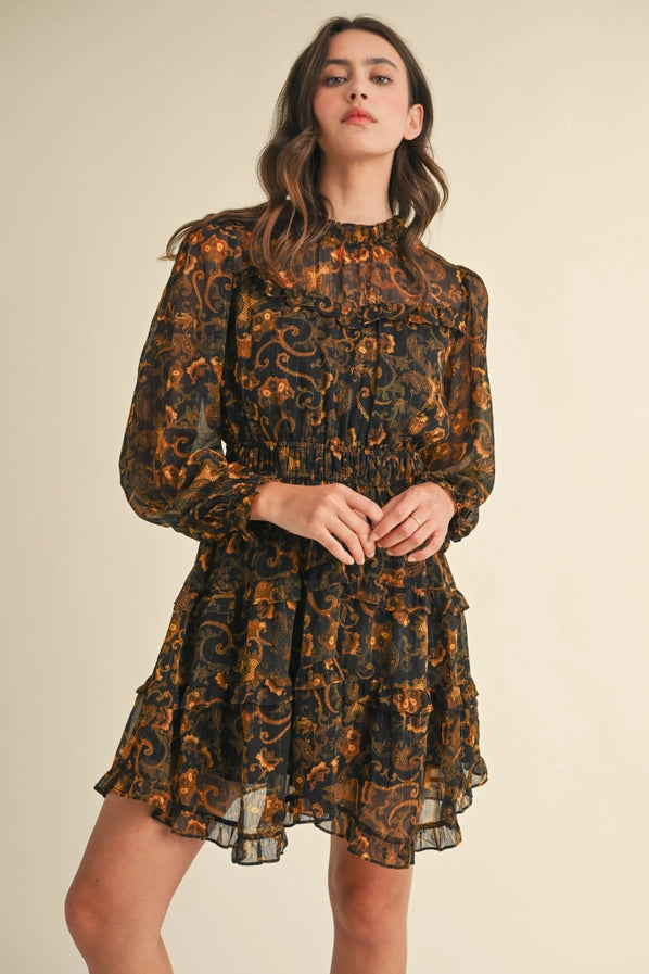 Betty Ruffle Mini Dress