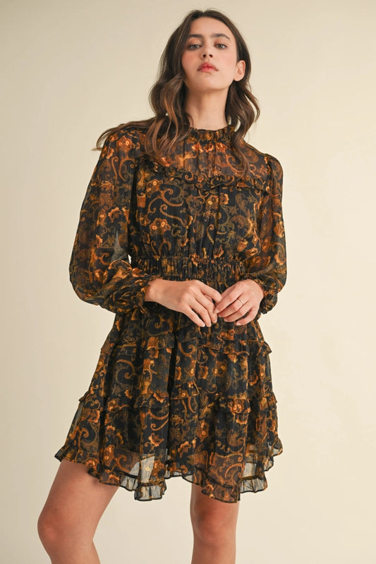 Betty Ruffle Mini Dress