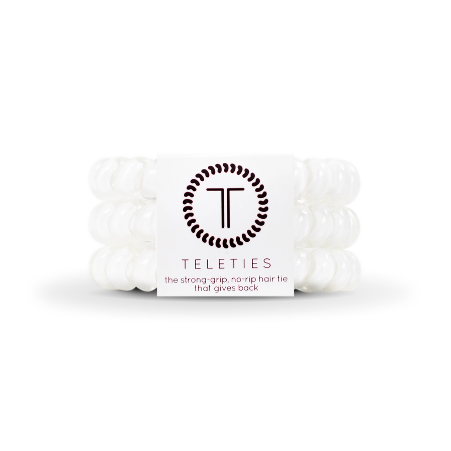Coconut White Hair Ties