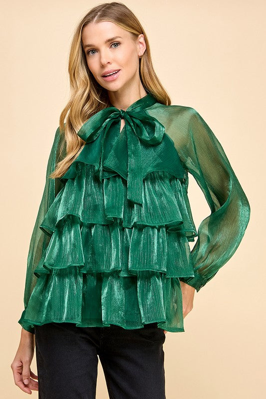 Olivia Ruffle Blouse