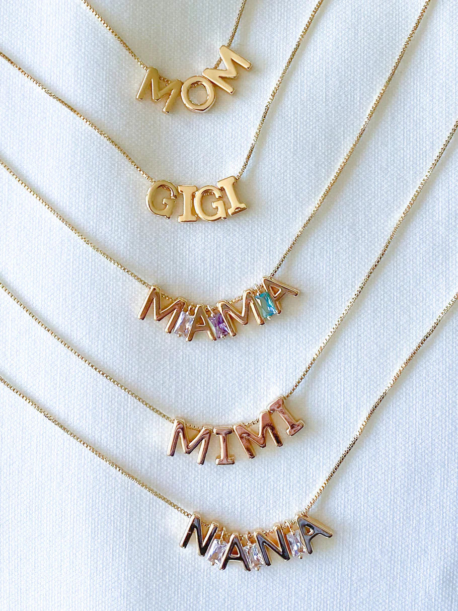Gold Letter Charms