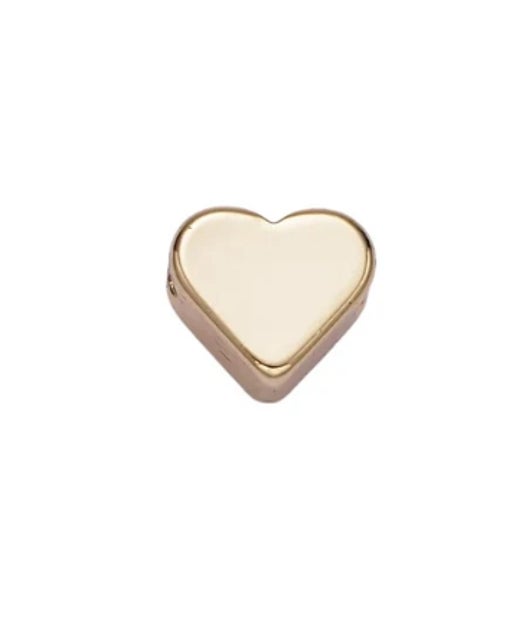 Heart Spacer Slide Charm