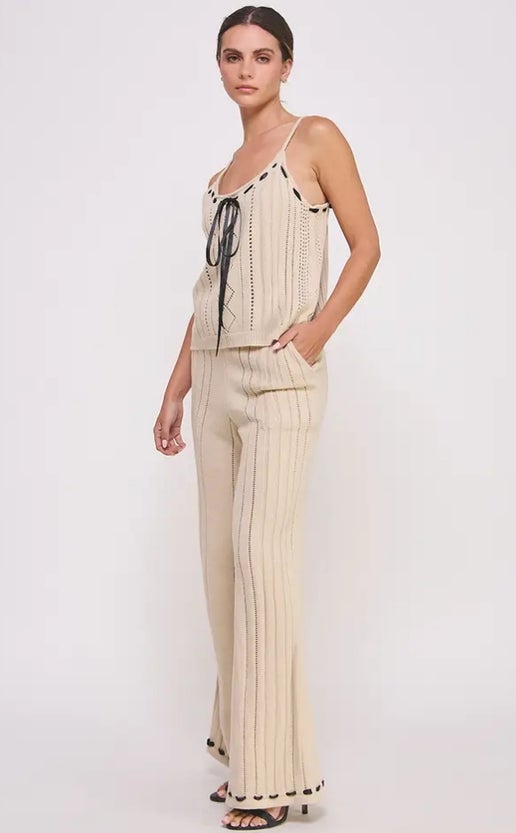 Textured Cami Top & Pant Set