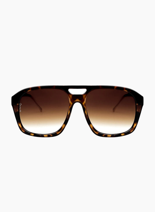Reina Brown Fade Sunglasses